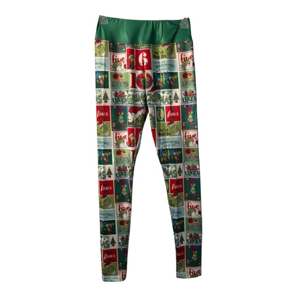 Grinch Christmas Leggings - Picture 4 of 4